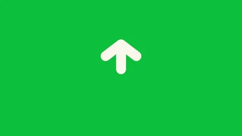 All direction white arrow sign animation Stock Footage 309341365