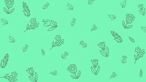 All elements with the keywords at the beginning floral pattern agriculture inspi Stock Footage 322223647