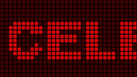 All flights canceled led board Stock Footage 126871589