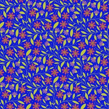 All That Glitters In Blue Repeat Pattern 스톡 일러스트