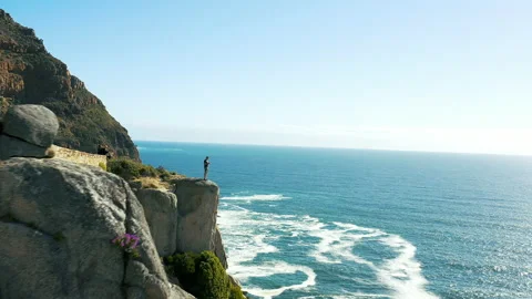 All good things are wild and free. 4k drone video footage of a group of Stock Footage 201088756