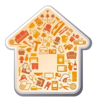 All for the house Stock Illustration