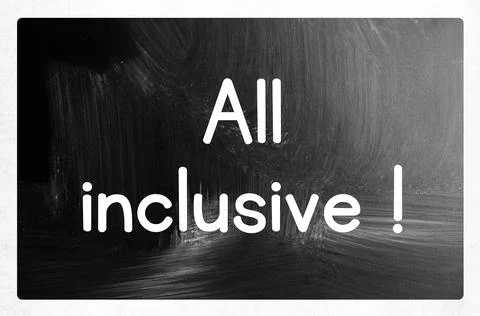 All inclusive concept Stock Photos