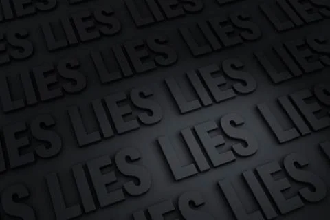 All lies Stock Illustration
