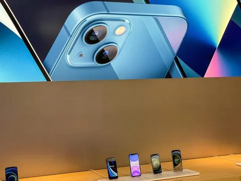 The all new iPhone 13. Stock Photos