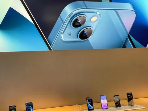 The all new iPhone 13. Stock Photos
