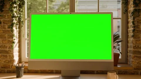 All-in-One Computer Screen Mockup Orbit Animation  Cinematic Camera Rotatio.. Vidéo 329167813