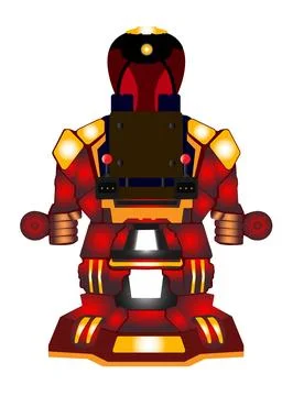 All robots n taraf ok eslah ok Stock Illustration