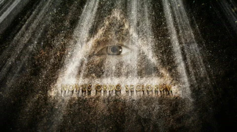 All seeing  eye Stock Footage 734792