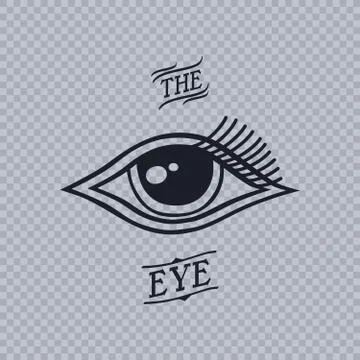 All seeing eye of horus Ilustração Stock