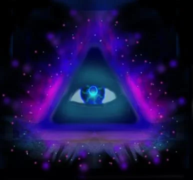 All seeing eye Stock Illustration