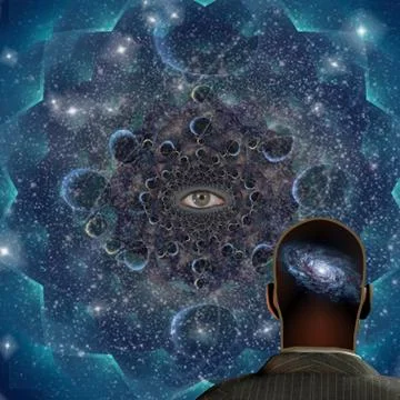 All seeing eye Stock Illustration