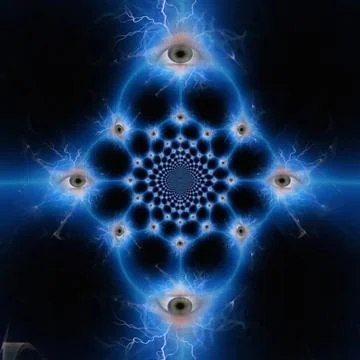 All seeing eye Stock Illustration