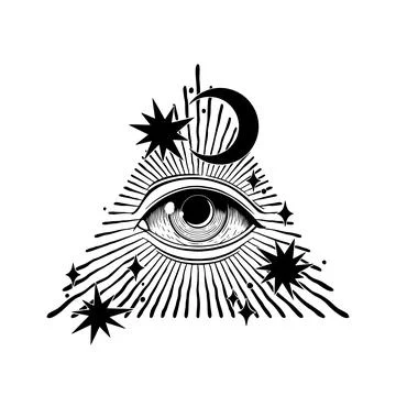 All seeing eye Stock-Illustration