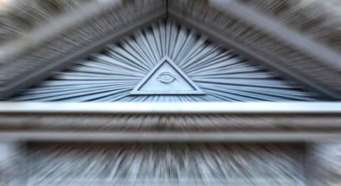 All seeing eye Foto stock