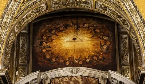All Seeing Eye . Stock Photos