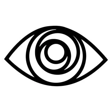 All Seeing Eye. Providence magic symbol in boho style. Astrology, occult and Stock Illustration