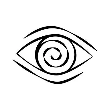 All Seeing Eye. Providence magic symbol in boho style. Astrology, occult and Stock Illustration