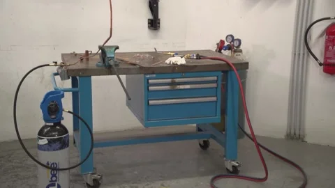 All set over the work counter Stock Footage 143462406