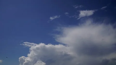 All sort of clouds passing, time lapse Stock Footage 141179927