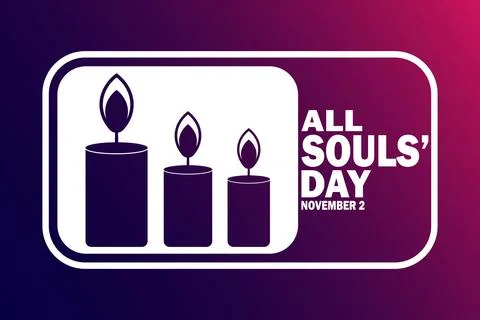 All Souls' Day Vector Template Design Illustration Stockillustratie
