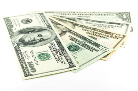 All stack type of american dollars Stock Photos