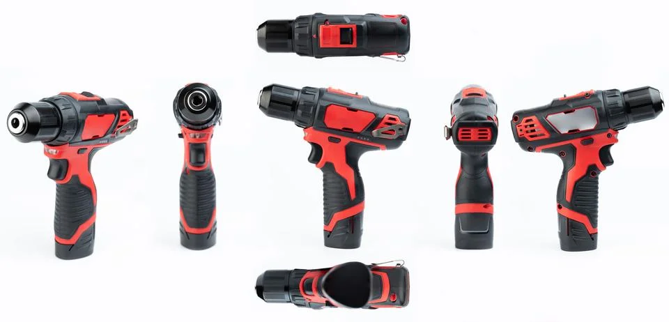 All views of electrical drill Stock Photos