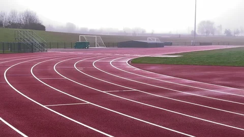 All weather running track in Ormskirk Lancashire UK 2024 Vidéo 296497005