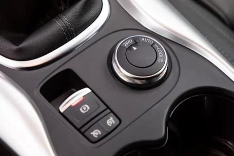 All-wheel drive controller in a car Stock Photos