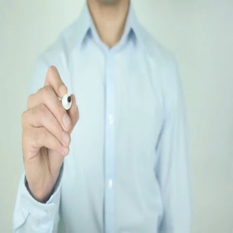 All will be Good, Writing On Transparent Screen Stock Footage