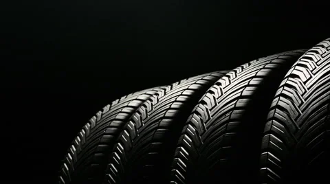 All year tyre (for winter and summer season) Video stock 68301290