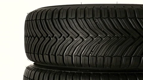 All year tyre (for winter and summer season) Stock Footage 68303507