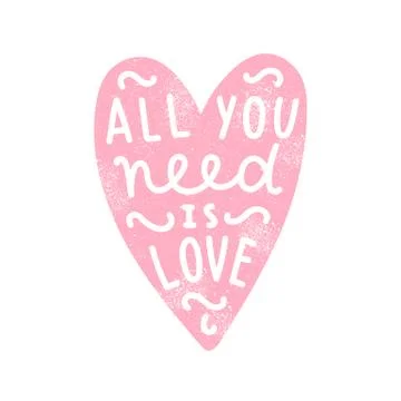 All you need is love. Stock Illustration
