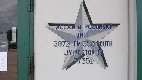 Allan B. Polunsky Prison Unit sign on ex... Stock Video Pond5