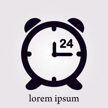 Allarm clock vector. Stock Illustration