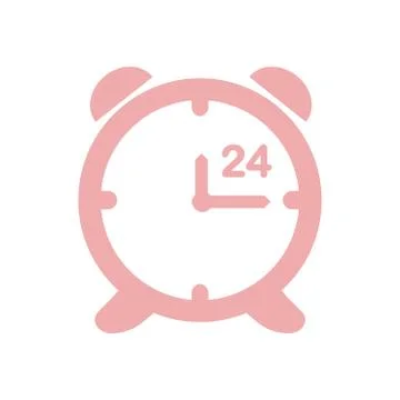 Allarm clock vector. Illustrazione stock
