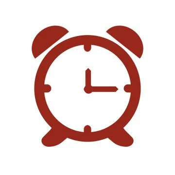 Allarm clock vector. Illustrazione stock
