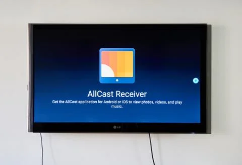 AllCast Receiver app 库存照片