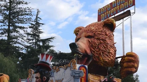 Allegorical Float Stock Footage 86666551