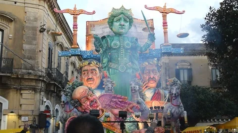 Allegorical Float Stock Footage 86702068