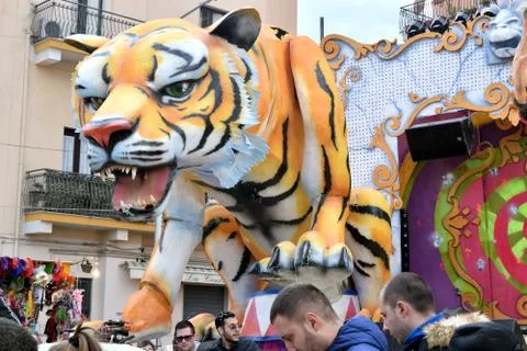 Allegorical Float 库存照片