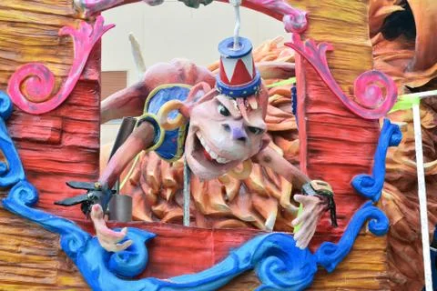 Allegorical Float 库存照片