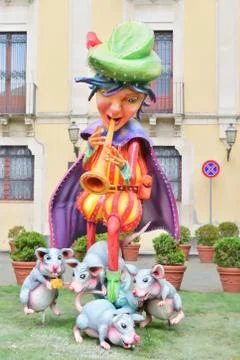 Allegorical Float 스톡 사진