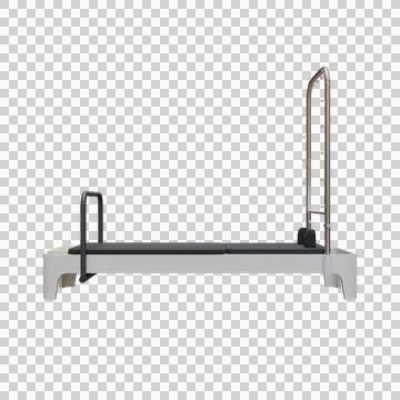 Allegro Reformer Side View 3D Render Illustration 스톡 일러스트