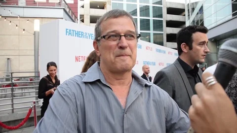 Allen Covert attends the "Father of the Year" premiere in Los Angeles Video stock 101201228