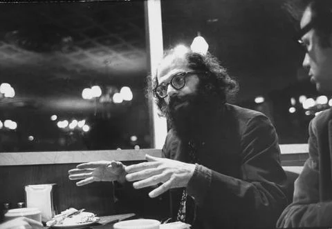 Allen Ginsberg, Chicago, Illinois, USA Stock Photos