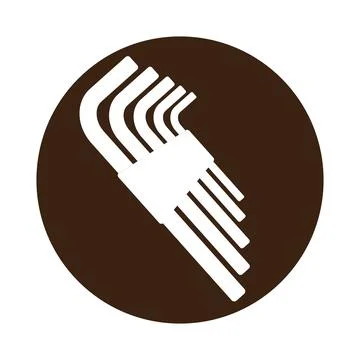 Allen keys icon Stock Illustration