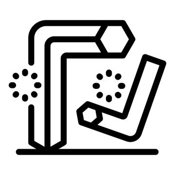 Allen keys rotating and causing circular light effects Ilustración de archivo