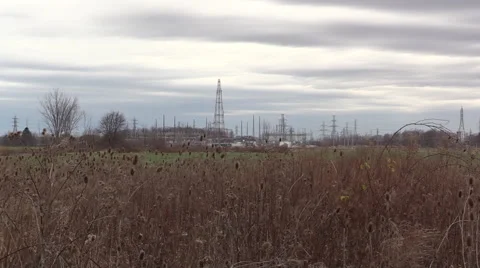 The Allenburg Transformer Station Stock Footage 58449815