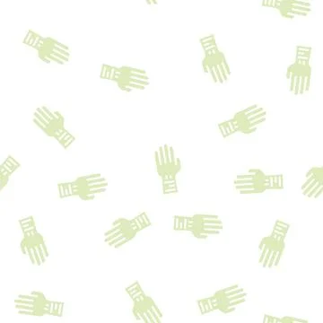 Allergic reaction test glyph vector seamless pattern 库存插图